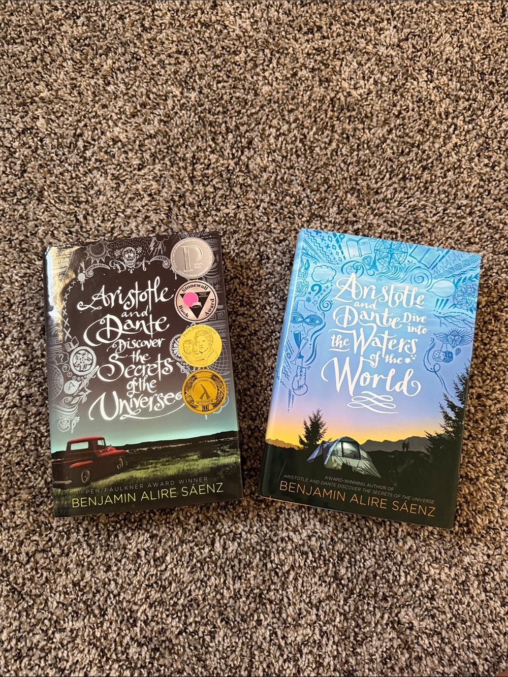 Aristotle and Dante Book Series by Benjamin Alire Sáenz
